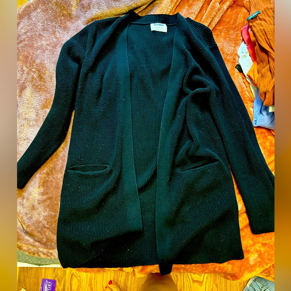 Black Cardigan- Old Navy